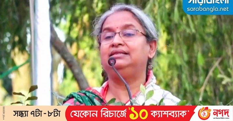 wm Education Minister Dipu Moni at Rajshahi 03 12 2021