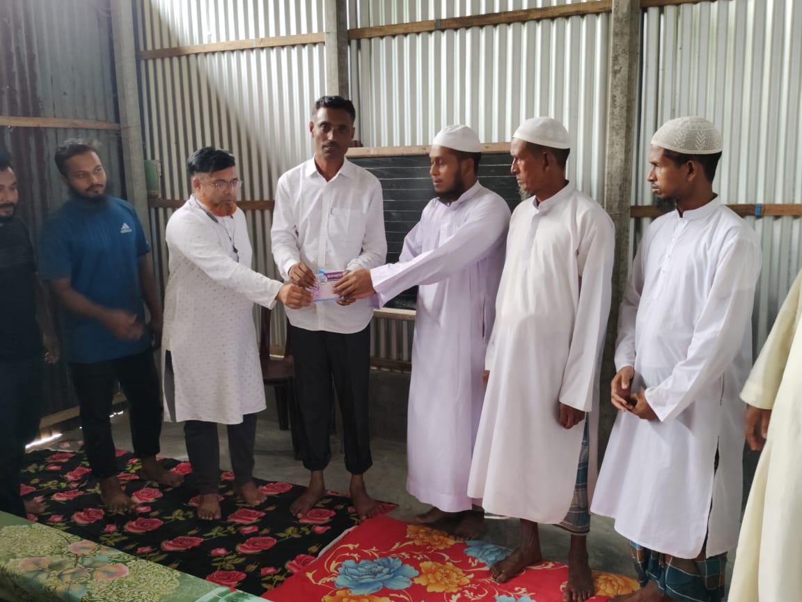 শ্রীবরদীতে জনকল্যাণ ফাউন্ডেশনের উদ্যোগে ৩ টি মাদ্রাসায় আর্থিক সহায়তা প্রদান