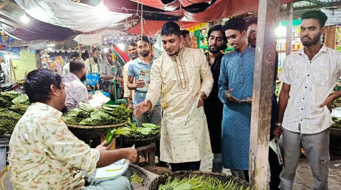 মেলান্দহে গণঅধিকার পরিষদের মনোনয়ন প্রত্যাশী লিটন মিয়ার গণসংযোগ