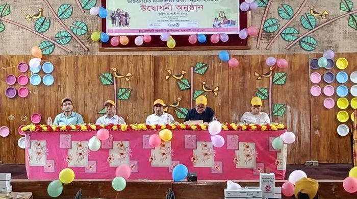 রাঙ্গামাটিতে টাইফয়েড টিকাদান কর্মসূচির উদ্বোধন
