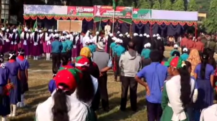 দৌলতপুরে যথাযথ মর্যাদায়  বিজয় দিবস পালিত