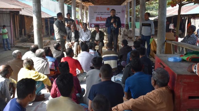 দুর্গম পার্বত্য সুবলংয়ে গণভোট ও নির্বাচন বিষয়ে জেলা তথ্য অফিসের জনসচেতনতা সভা