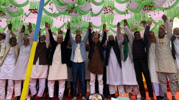 তিন প্রার্থী এক মঞ্চে: চুয়াডাঙ্গা-২ আসন , জাকের পার্টির শান্তি সমাবেশে ঐক্যবদ্ধ উন্নয়নের অঙ্গীকার।