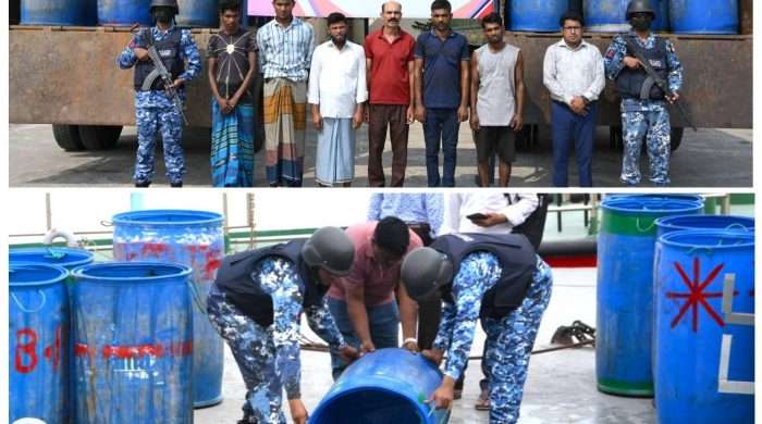 কর্ণফুলীতে ৬ কোটি টাকার চিংড়ি রেণু জব্দ