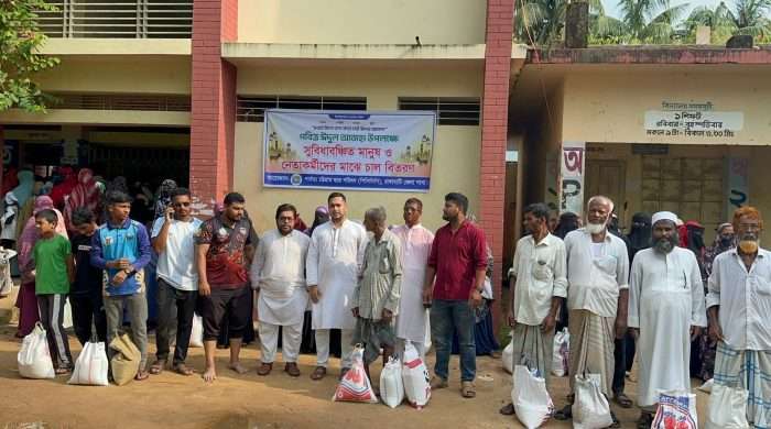 ঈদের আনন্দ ভাগাভাগি করতে রাঙ্গামাটিতে পিসিসিপি’র খাদ্য সহায়তা