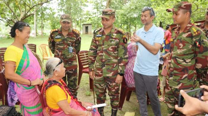 দিঘীনালায় জোনের উদ্যোগে বিনামূল্যে চক্ষু চিকিৎসা সেবা ও আর্থিক সহায়তা প্রদান